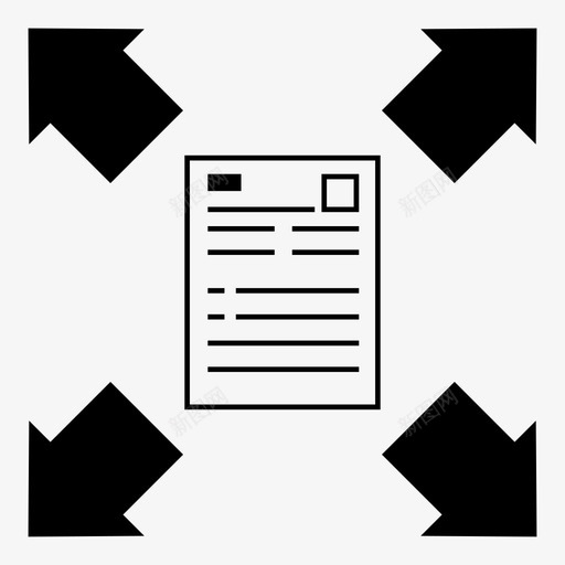 文档业务信息图表图标svg_新图网 https://ixintu.com 业务 信息 共享 图表 报告 文档 文稿 演示