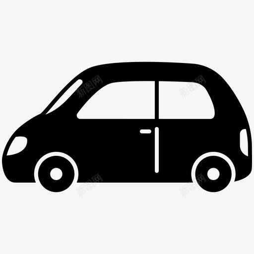 野餐车电动小型货车图标svg_新图网 https://ixintu.com 小型 电动 符号 货车 车辆 运输 运输工具 野餐 餐车