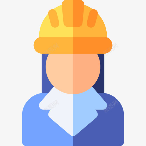 工程师工程67扁平图标svg_新图网 https://ixintu.com 工程 工程师 扁平
