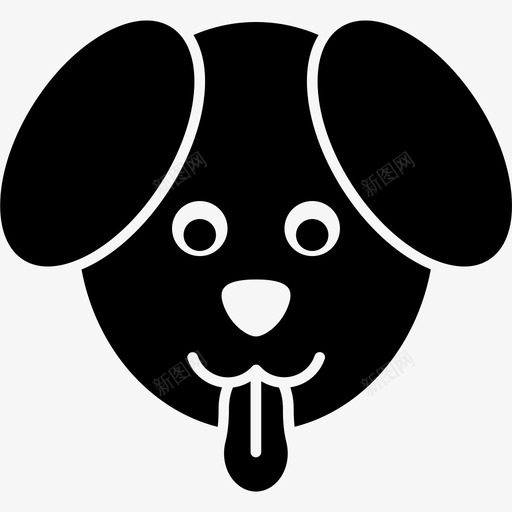 小狗狗朋友图标svg_新图网 https://ixintu.com 图标 宠物 小狗 朋友