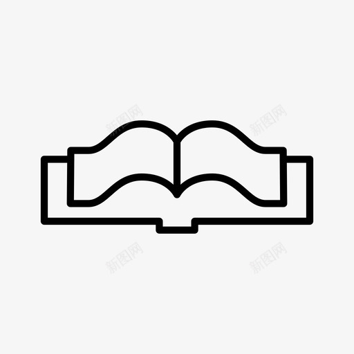 书作业阅读图标svg_新图网 https://ixintu.com 作业 学校 阅读