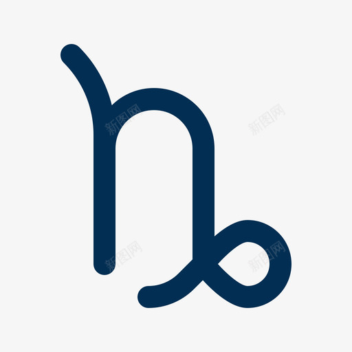 摩羯座占星术4线性颜色图标svg_新图网 https://ixintu.com 占星术 摩羯座 线性 颜色