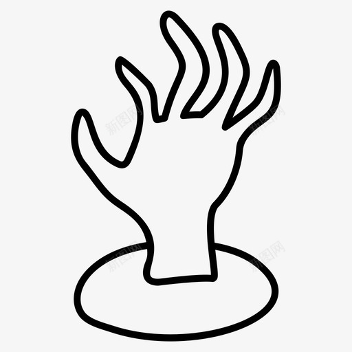 鬼手恐怖之手僵尸之手图标svg_新图网 https://ixintu.com 万圣节 之手 僵尸 圣诞 复活节 女巫 恐怖 邪恶 鬼手