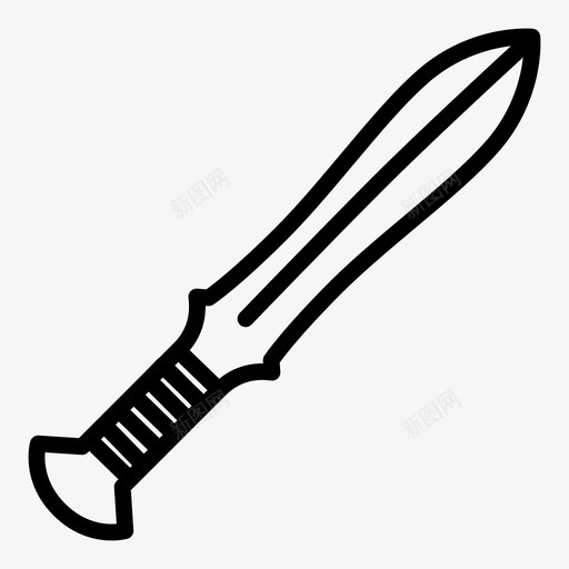 剑战争武器图标svg_新图网 https://ixintu.com 战争 武器