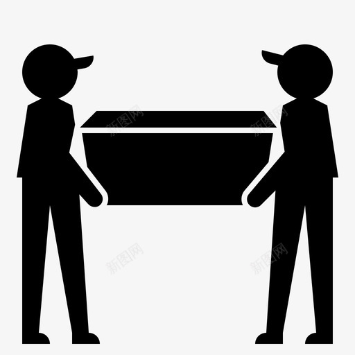搬迁家庭人员图标svg_新图网 https://ixintu.com 人员 包裹 家庭 搬迁 服务 送货