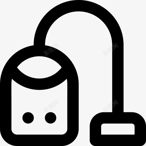 真空吸尘器清洁84线性图标svg_新图网 https://ixintu.com 吸尘器 清洁 真空 线性