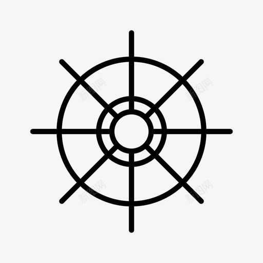 船控制舵手图标svg_新图网 https://ixintu.com 学校 控制 方向盘 舵手 船