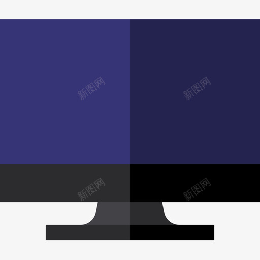 显示器计算机功能8扁平图标svg_新图网 https://ixintu.com 扁平 显示器 计算机功能8
