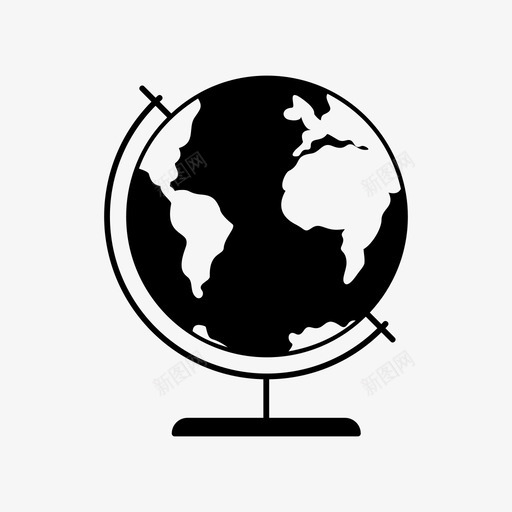 地球仪生态学手和手势图标svg_新图网 https://ixintu.com 世界地图 地球 地球仪 手和手势 生态学