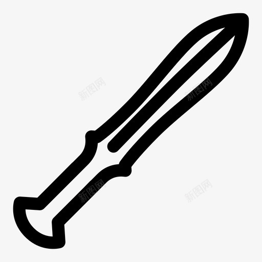 剑战争武器图标svg_新图网 https://ixintu.com 剑 战争 武器