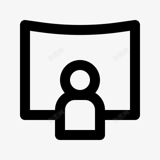 全景vr8线性图标svg_新图网 https://ixintu.com vr 全景 线性