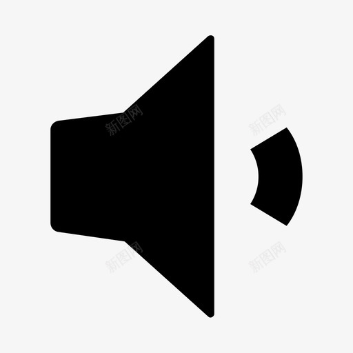 低声音音频音乐图标svg_新图网 https://ixintu.com 低声音 网络杂项 音乐 音量 音频