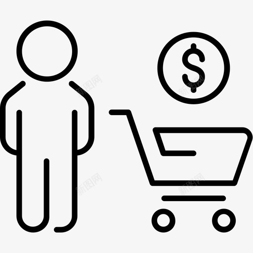 购物车b2c商品图标svg_新图网 https://ixintu.com b2c 商品 购物车