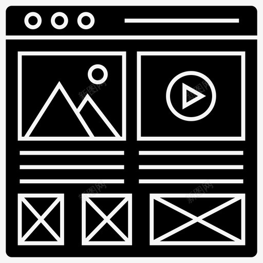 在线统计报告数据分析搜索引擎优化图标svg_新图网 https://ixintu.com 在线统计报告 搜索引擎优化 数据分析 网站流线框布局用户界面套件字形矢量图标集 网络仪表板 网络统计