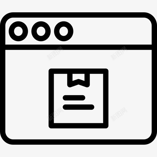 Web交付79线性图标svg_新图网 https://ixintu.com Web 交付79 线性