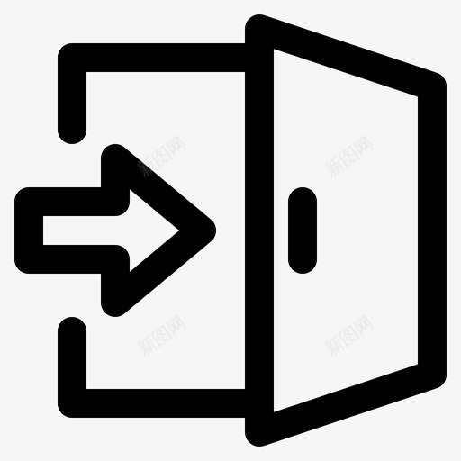 入口连接ui图标svg_新图网 https://ixintu.com ui ui32x32 入口 连接