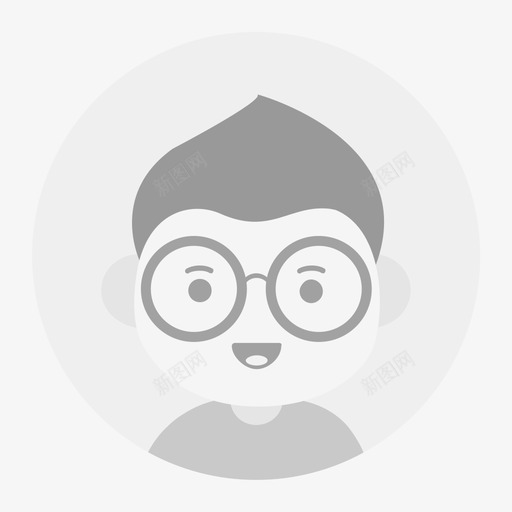 男生头像svg_新图网 https://ixintu.com 男生头像