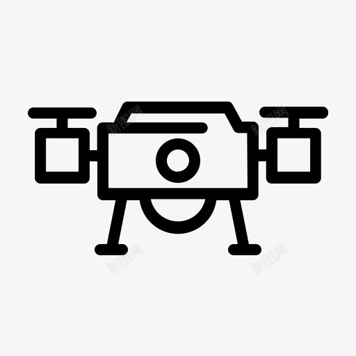 无人机交付物联网和工业40图标svg_新图网 https://ixintu.com 交付 工业 无人机 联网