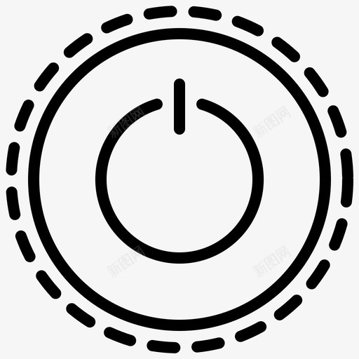 待命ai6直线型图标svg_新图网 https://ixintu.com ai 待命 直线 线型