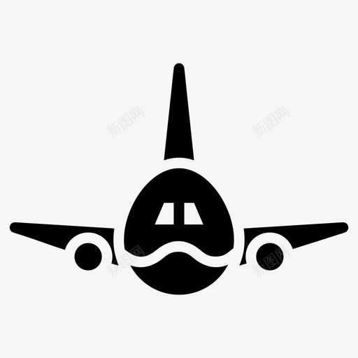 航空运输飞机空中客车图标svg_新图网 https://ixintu.com 图标 字形 空中客车 航空运输 运输 飞机 飞行