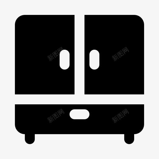 衣柜装饰家具图标svg_新图网 https://ixintu.com v2 字形 家具 衣柜 装饰
