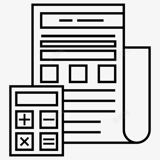统计报告会计报告分析图标svg_新图网 https://ixintu.com 一套 会计报告 分析 商业 报告 效率 案例 生产力 白皮书 研究 统计