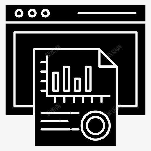 web报告增长分析信息图报告图标svg_新图网 https://ixintu.com web报告 信息图报告 关于web开发glyph向量图标的信息图元素集 增长分析 销售报告 项目分析