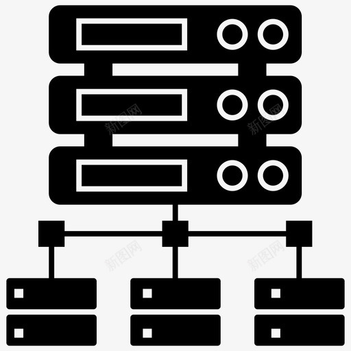 数据共享数据连接数据库网络图标svg_新图网 https://ixintu.com 共享 图标 字形 托管 数据 数据库 服务器 网络 连接