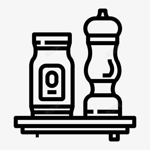 调味料烹饪厨房图标svg_新图网 https://ixintu.com 厨房 烹饪 胡椒瓶 胡椒粉 胡椒粉罐 调味料