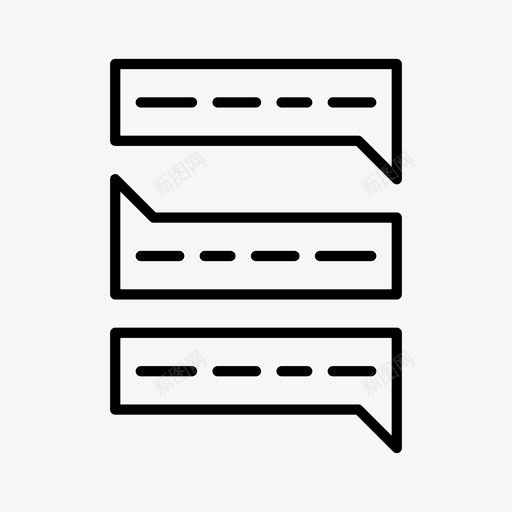 聊天直播留言图标svg_新图网 https://ixintu.com 媒体 留言 直播 社交 聊天