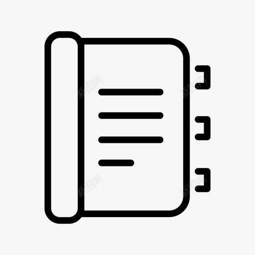 书资料文件图标svg_新图网 https://ixintu.com 书 办公室 文件 纸张 资料