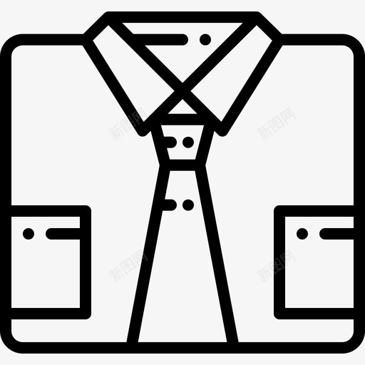 西装公司衬衫图标svg_新图网 https://ixintu.com 公司 工作 父亲节 衬衫 西装 领带