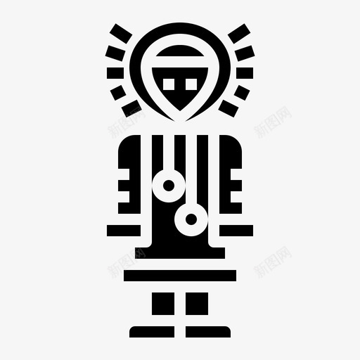 因纽特人爱斯基摩人极地图标svg_新图网 https://ixintu.com 冬季 冬季纯色图标集 因纽特人 极地 爱斯基摩人