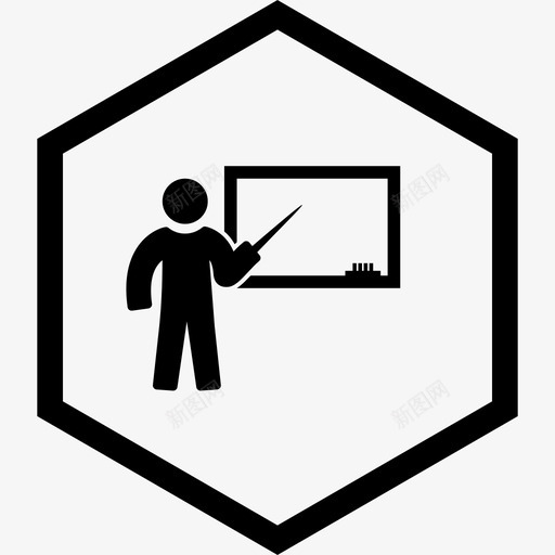 教学教育教师图标svg_新图网 https://ixintu.com 教学 教师 教育 白板