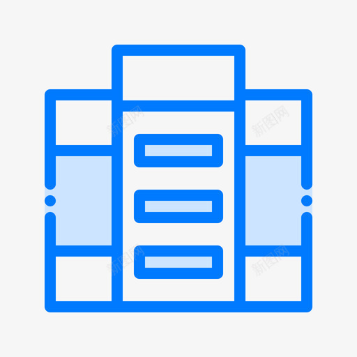 66号楼蓝色图标svg_新图网 https://ixintu.com 66号楼 蓝色