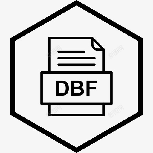 dbf文件文件文件类型格式图标svg_新图网 https://ixintu.com 41种 dbf 文件 格式 类型