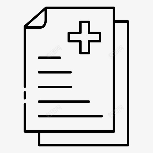 处方垫治疗健康图标svg_新图网 https://ixintu.com 健康 医院 处方 治疗 药物