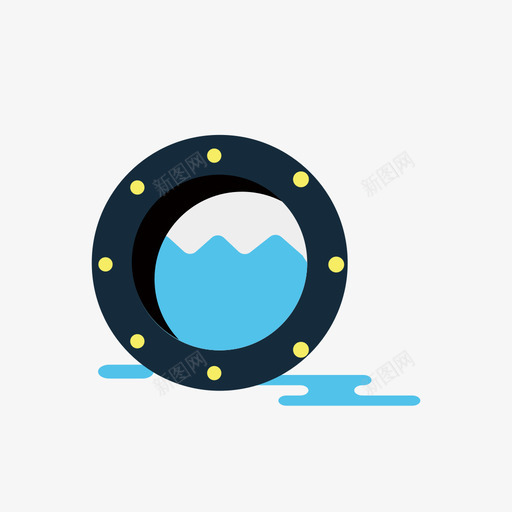 water_船窗svg_新图网 https://ixintu.com water_船窗 船窗 扁平 多色