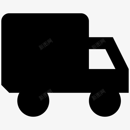 送货卡车运输网络公共图标svg_新图网 https://ixintu.com 公共 卡车 图标 网络 运输 送货