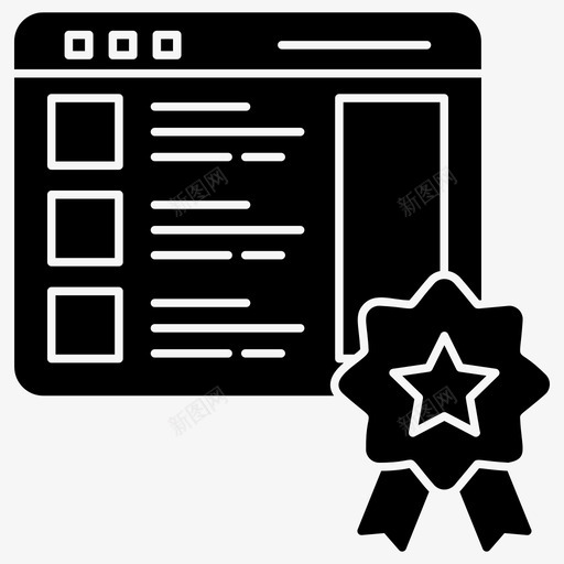 网络奖最佳网站最喜爱的网站图标svg_新图网 https://ixintu.com 信息 元素 关于 图形 字形 开发 标的 网站 网络 网络推广