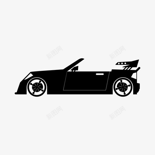 汽车快车改装车图标svg_新图网 https://ixintu.com 快车 改装车 汽车 赛车蜘蛛 超级跑车 跑车