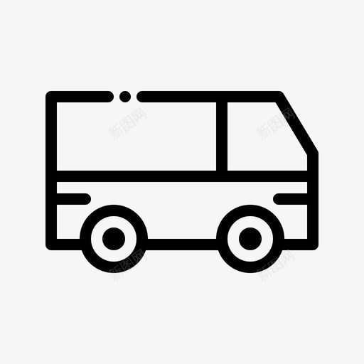 货车18号车厢直线型图标svg_新图网 https://ixintu.com 18号 直线 线型 货车 车厢
