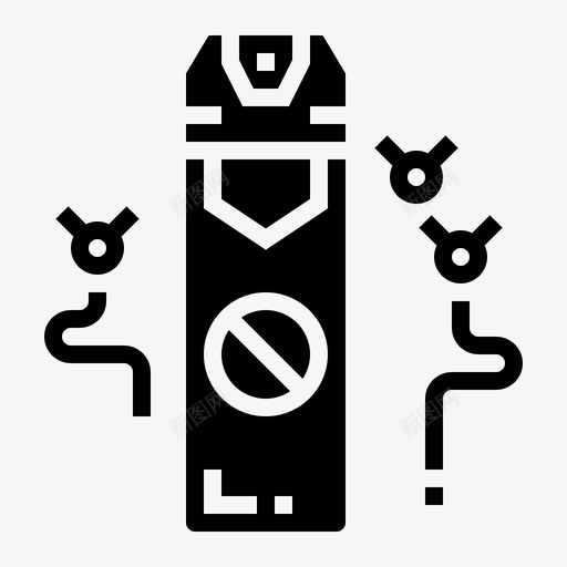 驱虫剂瓶子杀虫剂图标svg_新图网 https://ixintu.com 杀虫剂 洗车液 瓶子 蚊虫 驱虫剂