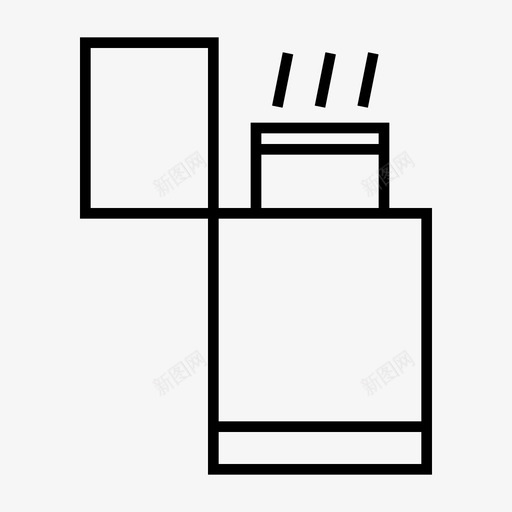 火柴打火机路西法图标svg_新图网 https://ixintu.com 安全火柴 打火机 火柴 自然2轮廓 路西法