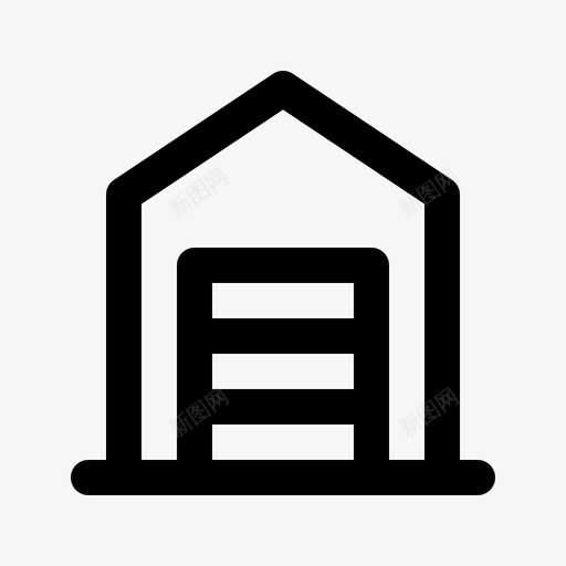仓库制造31线性图标svg_新图网 https://ixintu.com 仓库 制造 线性