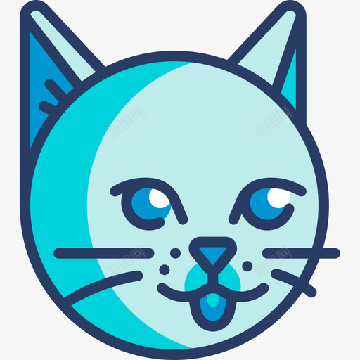 猫化身73线性颜色图标svg_新图网 https://ixintu.com 化身 线性 颜色