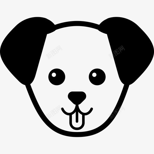 小狗狗朋友图标svg_新图网 https://ixintu.com 图标 宠物 小狗 朋友