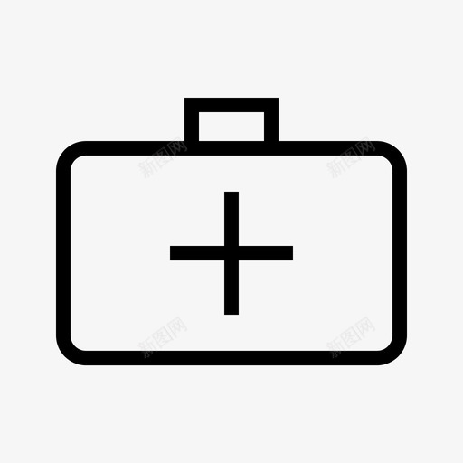 药箱急救箱医疗工具图标svg_新图网 https://ixintu.com 医疗 工具 急救箱 药箱