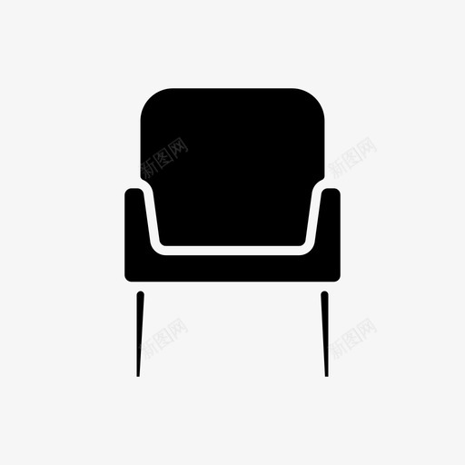 采购产品椅子软垫家具家庭家具图标svg_新图网 https://ixintu.com 办公椅 室内和家具 家庭家具 软垫家具 采购产品椅子