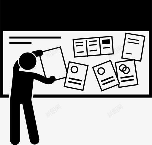 公共广告牌信息海报图标svg_新图网 https://ixintu.com 信息 公共广告牌 公共设施和设施 海报 贴纸